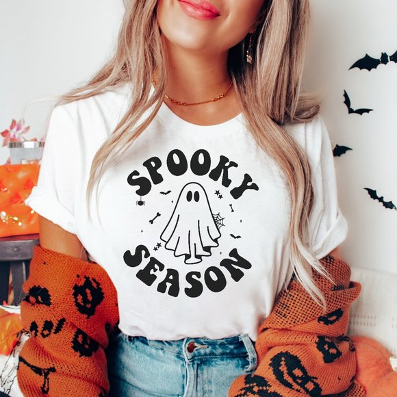 Spooky Season Tee Halloween Graphic T-shirt - Picture 2 of 3
